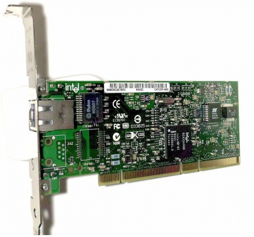 W1392 Сетевая Карта Dell (Intel) PWLA8490MT Pro/1000 MT Single Port Server Adapter i82545GM 10/100/1000Мбит/сек RJ45 LP PCI/PCI-X