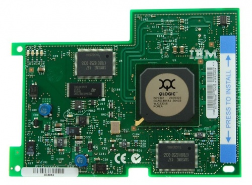 73P6112 Сетевой Адаптер IBM (Qlogic) ISP2312 2x2Гбит/сек Dual Port Fiber Channel HBA For HS20 JS20