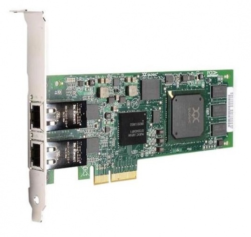 QLE4062C-CK Qlogic Dual-port 1GbE iSCSI / Network-to-x4 PCI Express adapter, copper
