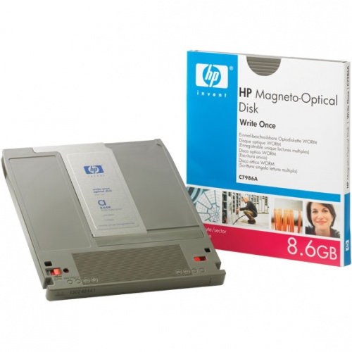 C7986A Магнитооптический диск HP 8,6Gb 2048bps