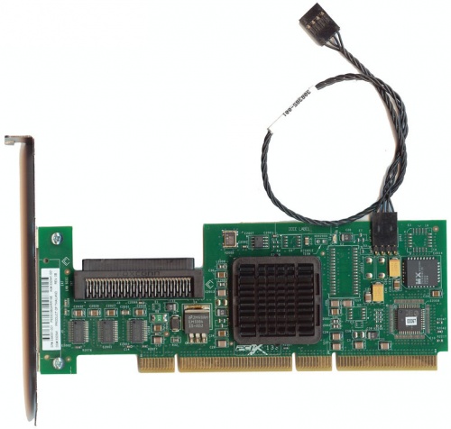 374653-001 Контроллер SCSI HP (LSI Logic) LSI20320C-HP Int-1x68Pin Ext-1xVHDCI RAID0/1 UW320SCSI PCI/PCI-X