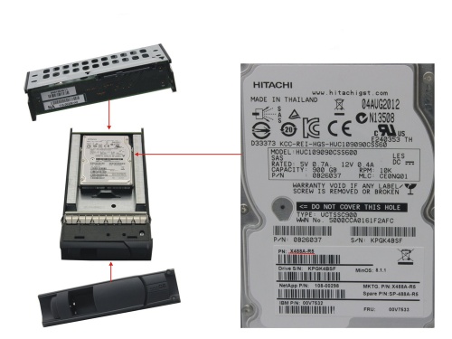 X488A-R5 Disk Drive,900GB 10k 2.5",FAS2220