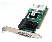 C4372 Контроллер RAID SCSI Dell PERC4/SC PCBX520-A2 LSI531020/Intel GC80302 64Mb Int-1x68Pin Ext-1xVHDCI RAID50 UW320SCSI LP PCI/PCI-X For PE420,430,750,800, 850,830,14XX,18XX,28XX,68XX