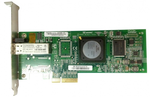 39M6017 Сетевой Адаптер IBM DS4000 (Qlogic) FCA2422 QLA2460-IBMX FC2410401-38 4Гбит/сек Single Port Fiber Channel HBA LP PCI-X 2.0 266Mhz