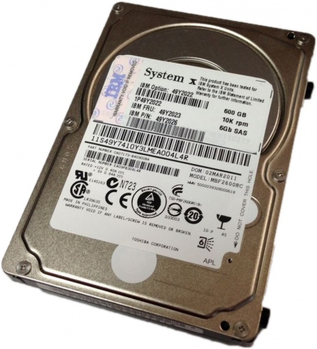 49Y2022 IBM 600G 10K 2.5 SAS Hot Swap SS