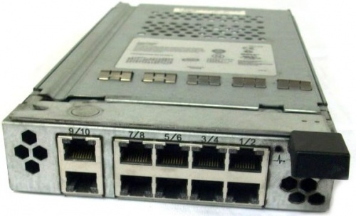 HJ574 Модуль Dell BMX-PHY Gigabit Ethernet Pass-Through Module 1Gbit/s 10xRJ45 For PowerEdge 1855 1955