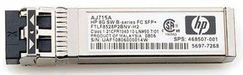 AJ715A Transceiver SFP+ HP [Agilent] AFBR-57R5AEZ-HP1 4,25Gbps MMF Short Wave 850nm 500m Pluggable miniGBIC FC8x