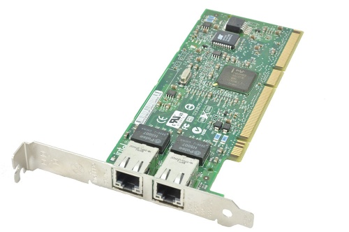 J1679 Сетевая Карта Dell (Intel) PWLA8492MT Pro/1000 MT Dual Port Server Adapter i82546EB 2x1Гбит/сек 2xRJ45 LP PCI/PCI-X