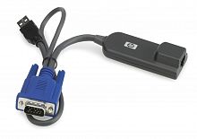 336047-B21 KVM Кабель HP PLX1-4708 520-341-510 RJ45 - Video&1xUSB 27cm+42cm