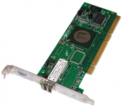 4U852 Сетевой Адаптер Dell (Qlogic) FCA2214 QLA2340-CK FC5010409-31 2Гбит/сек Single Port Fiber Channel HBA LP PCI-X
