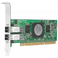 QLA2462-CK Qlogic 4Gb Dual Port FC HBA, PCI-X 2.0, LC multi-mode optic