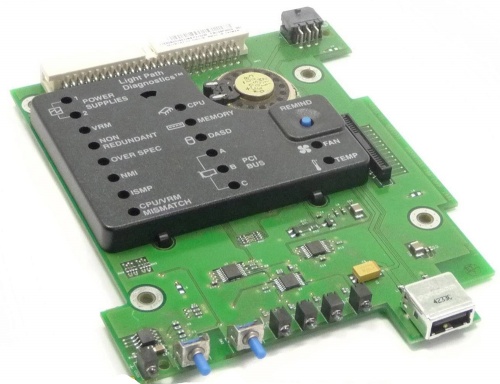 48P9029 Front Panel IBM Operator Information Card With USB For xSeries 345