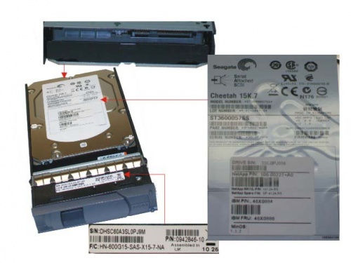 X412A-R5 Disk Drive,600GB 15k,DS424x