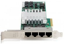 436431-001 Контроллер HP NC364T PCI-E Mezzine server adapter - 4-port, 1000base-T fiber conector