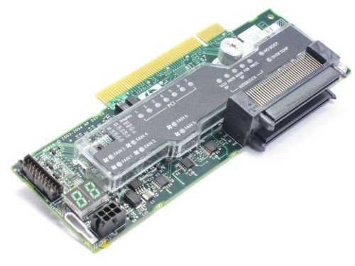 376477-001 Плата Media Board HP LCD Control Panel + 2xSCSI For DL580 G3