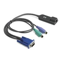 414619-001 KVM Кабель HP UNC1-4807 520-439-504 RJ45 - Video&2xPS/2&1xUSB Virtual Media Interface Adapter 27cm+57cm