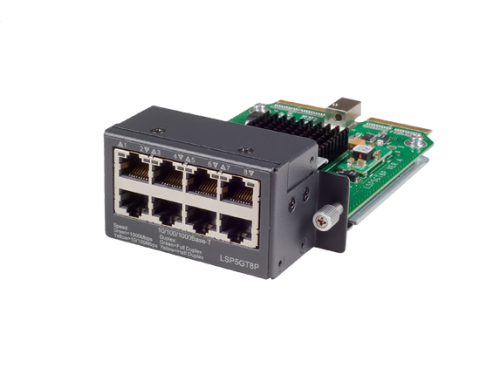 JG313A HPE FlexNetwork 5500 8-port Gig-T Module