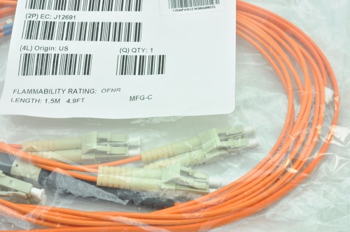 73P6033 Кабель IBM Optical Pass-thru Module LC 4 Blade Connect To FC 1,5m