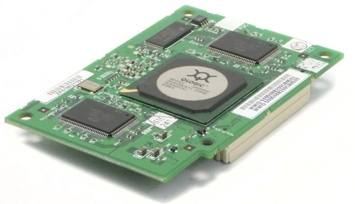 371703-001 Сетевой Адаптер HP (Qlogic) ISP2312 2x2Гбит/сек Dual Port Fiber Channel HBA For BL20pG3 BL20pG4 BL25pG2 BL45pG2