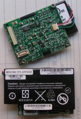 43W4342 Батарея резервного питания (BBU) IBM [LSI Logic] RAID Smart Battery для ServeRAID MR10i MR10m M5015
