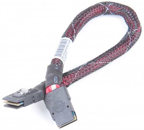 42C2376 Шлейф SAS IBM 1xSFF-8087 (mSASx4) To 1xSFF-8087 (mSASx4) 30cm/0,3m